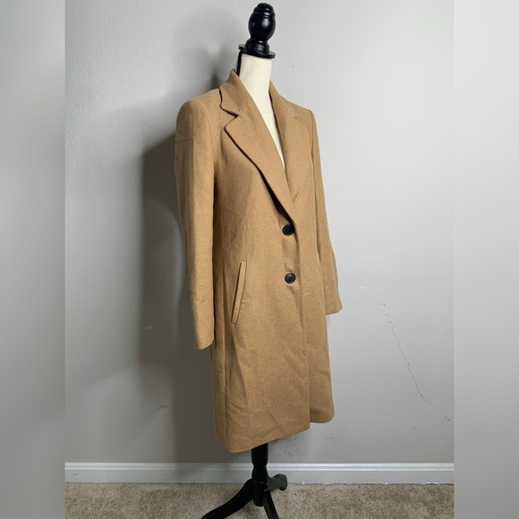 Zara Tan Single Breasted Trench Coat - Picture 3 of 13